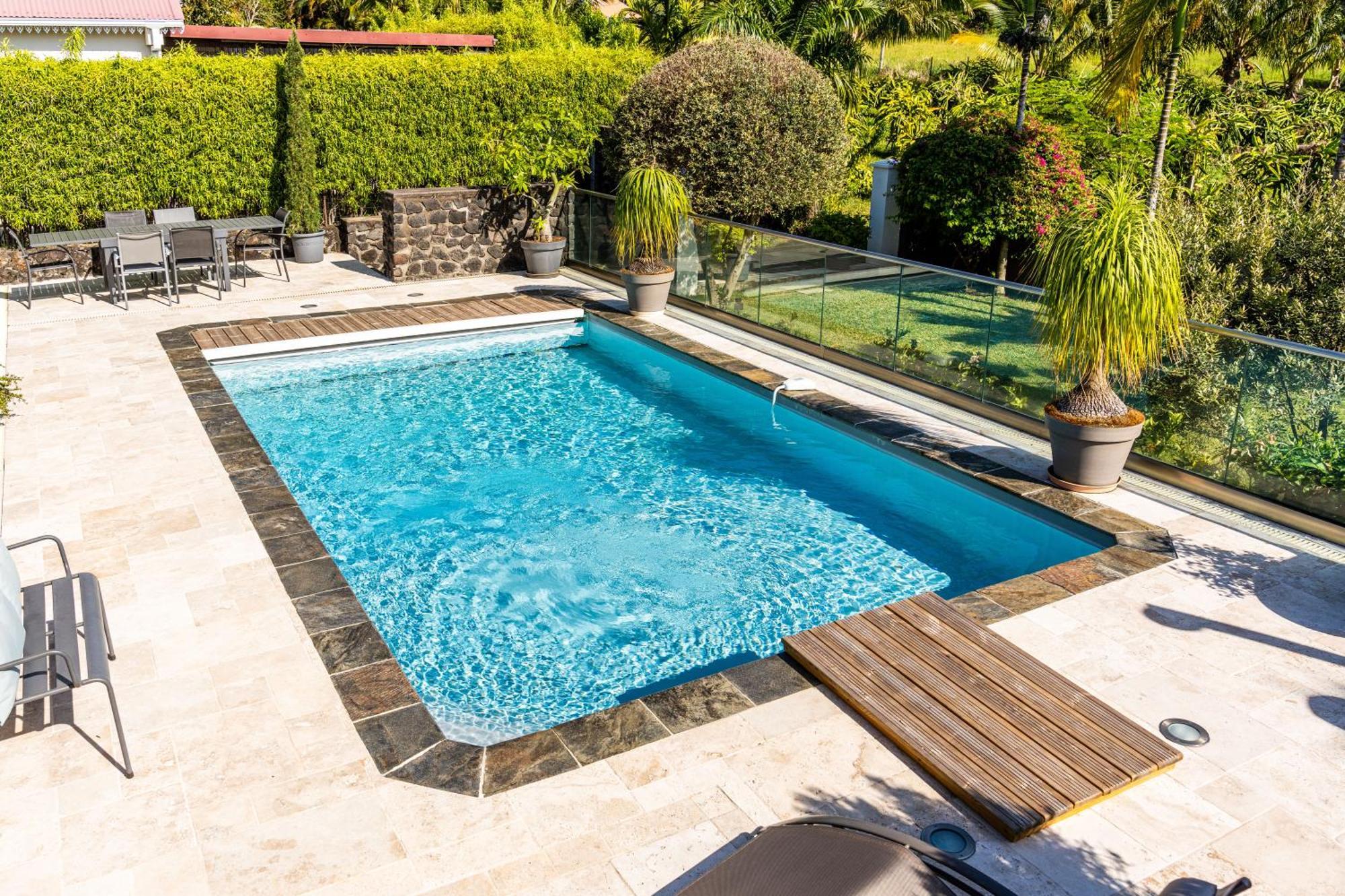 Villa Avec Piscine Vue Mer Et Montagne, En Pleine Nature Сен-Жозеф Екстериор снимка